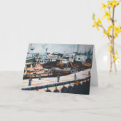 Moyen-Orient Martine Jaffe, Carte de voeux d'Israë (Fleur jaune)