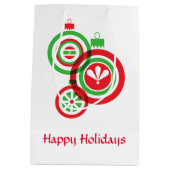 Moyen Ornements Sur Sac Cadeau (Dos)