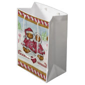 Moyen Pain d'épices Peppermenthe Sac cadeau (Devant Angle)