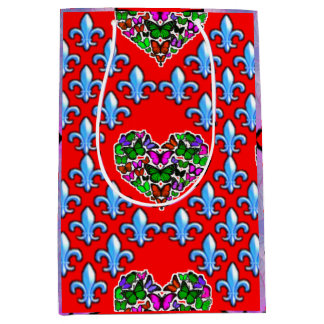 Moyen Papier d'emballage mat premium – Sac cadeau 3D col