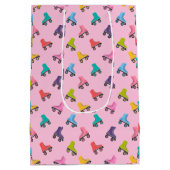Moyen Patins à rouleaux Patinage Design Sac cadeau (Dos)