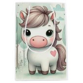 Moyen Petit poney dans un sac cadeau Whimsical Forest (Devant)