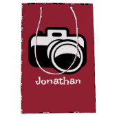 Moyen Photographie Camera Design Sac cadeau (Devant)