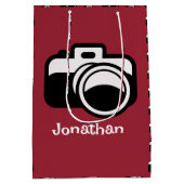 Moyen Photographie Camera Design Sac cadeau (Dos)