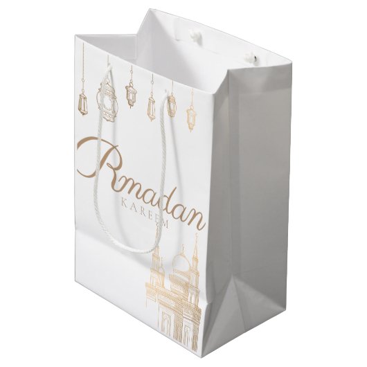 Moyen ramadan Kareem sac cadeau pour la célébration (Devant Angle)