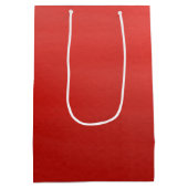 Moyen Red Joy Snowflake Medium Cadeau sac (Dos)