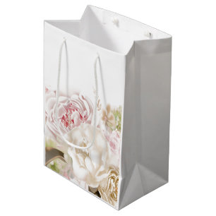 Moyen Roses et pivoines - Occasion spéciale Sac cadeau