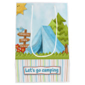 Moyen Roughing l'ours de camping et sac de cadeau de (Dos)