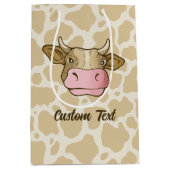 Moyen Sac cadeau à la tête de vache (Devant)