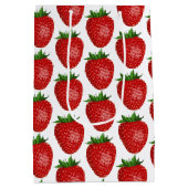 Moyen Sac cadeau à thème fraise (Dos)