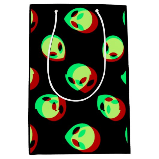 Moyen Sac cadeau Alien (Devant)