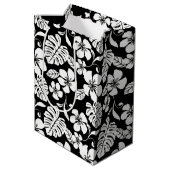 Moyen Sac cadeau ALOHA FIRDAY (NOIR/GRIS) (Dos Angle)