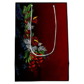 Moyen Sac cadeau Aloha minuit (Dos)