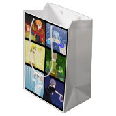 Moyen Sac cadeau Anime Style Elements (Dos Angle)