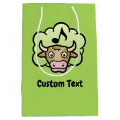 Moyen Sac cadeau au méthane de vache (Devant)