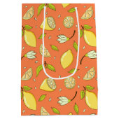 Moyen Sac cadeau aux citrons (Dos)