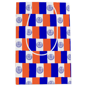 Moyen Sac cadeau avec le drapeau de New York City, USA