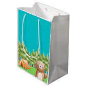 Moyen Sac cadeau Aventure pour ours à bastion (Dos Angle)