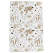 Moyen Sac cadeau Baby shower aventure voyage (Devant)