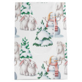 Moyen Sac cadeau Baby shower d'hiver (Dos)