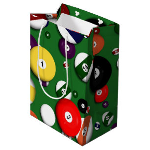 Moyen Sac cadeau - Billard