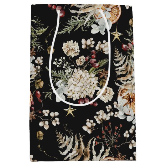 Moyen Sac cadeau Black Holiday (Devant)