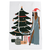 Moyen Sac cadeau Black Woman (Dos)