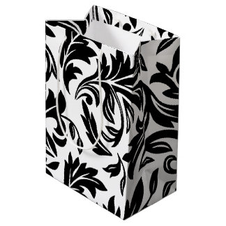 Moyen Sac cadeau blanc - P0358