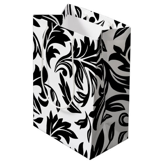Moyen Sac cadeau blanc - P0358 (Dos Angle)