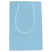 Moyen Sac cadeau bleu doux (Devant)