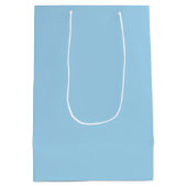 Moyen Sac cadeau bleu doux (Dos)