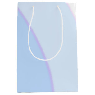 Moyen Sac cadeau Blue Swirls