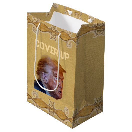 Moyen Sac Cadeau Cache Trump (Devant Angle)