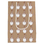 Moyen Sac cadeau café (Dos)
