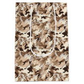 Moyen Sac cadeau Camo militaire (Dos)