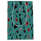 Moyen Sac Cadeau | Chats atomiques modernes du milieu du (Devant)