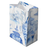 Moyen Sac cadeau Chinoiserie Blue Medium (Dos Angle)