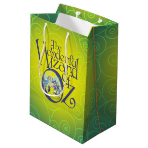 Moyen Sac cadeau classique du Magicien d'Oz avec armoiri