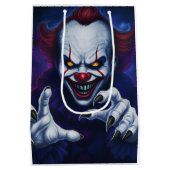 Moyen Sac Cadeau Clown Effrayant (Dos)