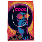 Moyen Sac cadeau cool/rétro (Devant)