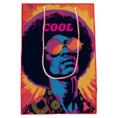 Moyen Sac cadeau cool/rétro (Dos)