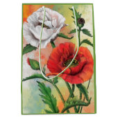 Moyen Sac Cadeau Coquelicots (Devant)