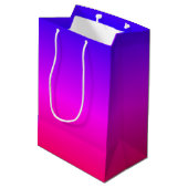 Moyen Sac cadeau couleur néon (Dos Angle)