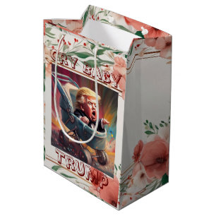 Moyen Sac cadeau Cry Baby Trump