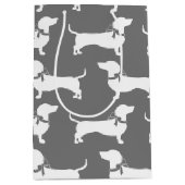 Moyen Sac cadeau Dachshund Wiener Chien Chien Chien Chie (Devant)