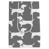 Moyen Sac cadeau Dachshund Wiener Chien Chien Chien Chie (Dos)