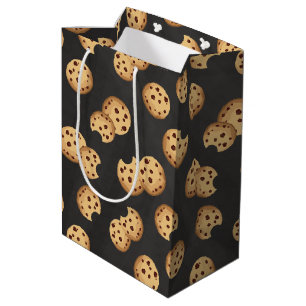 Moyen Sac cadeau d'anniversaire au lait et aux biscuits