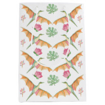 Sac cadeau d'anniversaire de dinosaure joli pour f