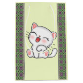 Moyen Sac cadeau de chat (Devant)