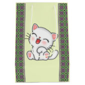 Moyen Sac cadeau de chat (Dos)